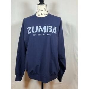 Zumba Blue Jean Men's Pullover Sweatshirt